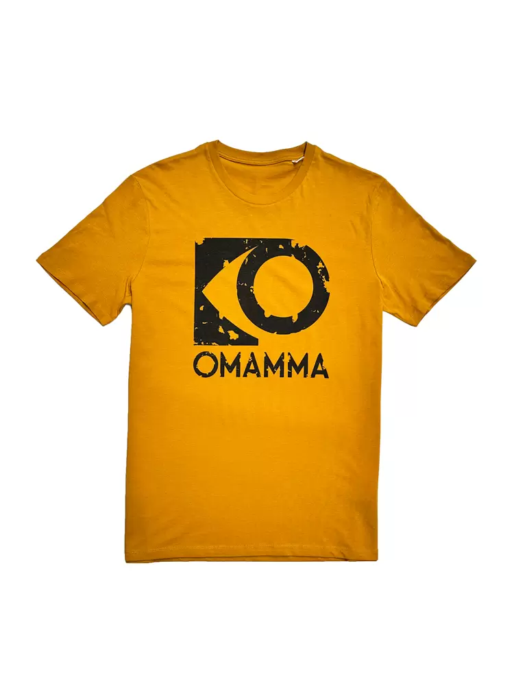 T-SHIRT IN COTONE ORGANICO 100% BIO - Curcuma   