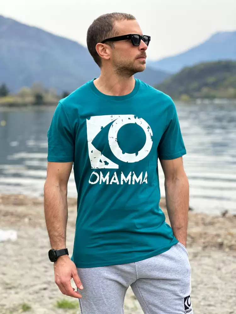 T-SHIRT IN COTONE ORGANICO 100% BIO - Verde Amazonia   